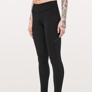 Lululemon full length speed up tight in black
